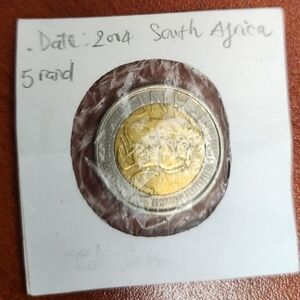 South African 5 Rand Coin